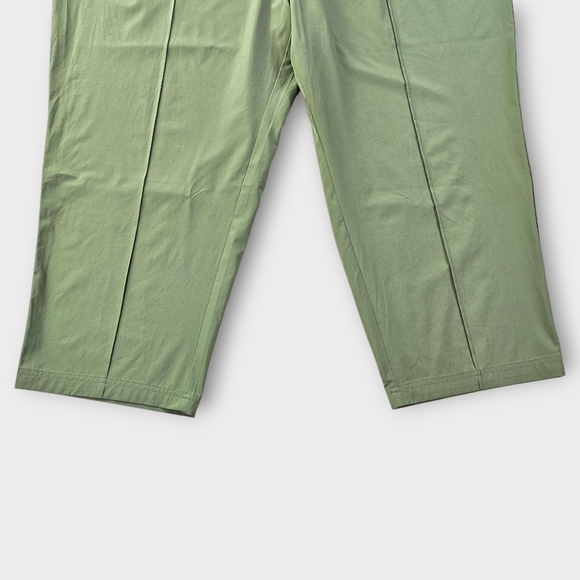 On 34th Plus Size Drawstring Commuter Pants in Olivine - Picture 5 of 12